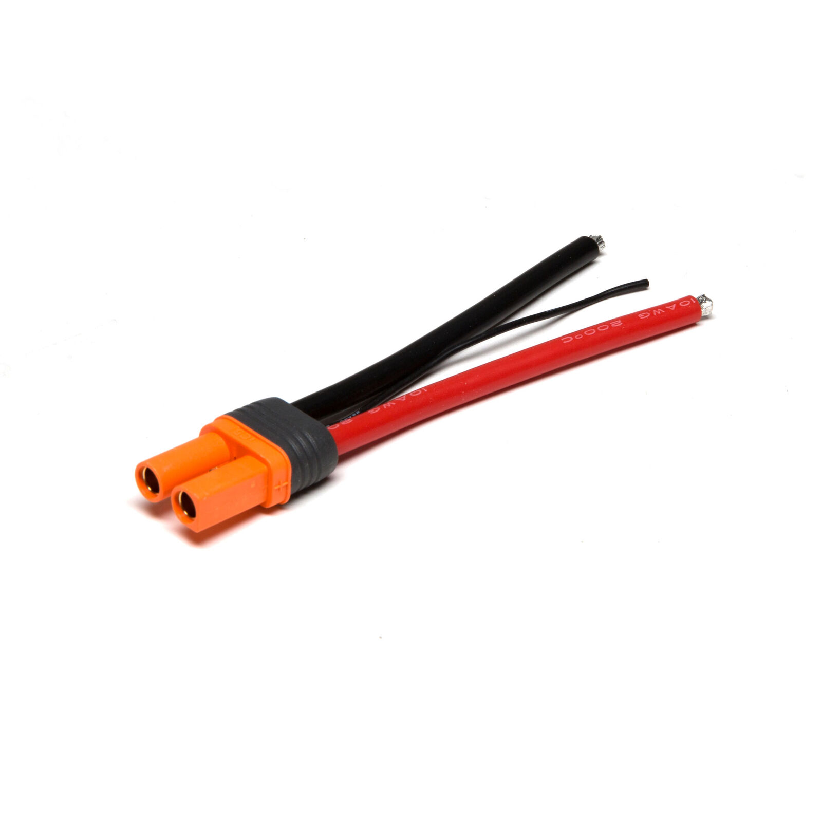 Connector: IC5 Battery with 4" Wires, 10 AWG